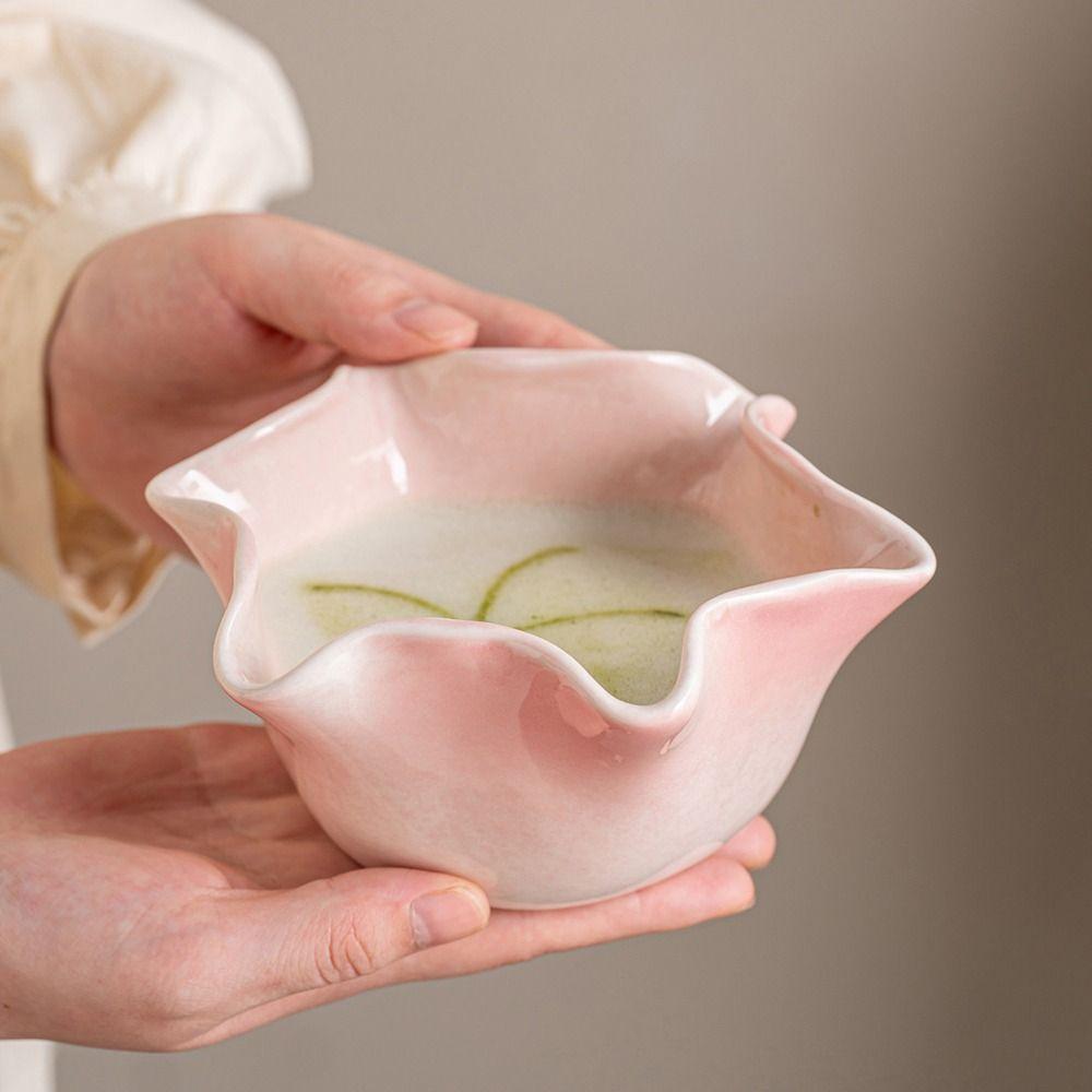 Japanese Style Ceramic Matcha Tool Flower Shaped Matcha Making Kit Matcha Tea Set Matcha Lovers