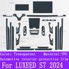 For LUXEED S7  2024 Gearbox Panel Navigation Screen Automotive Interior TPU Protective Film Cover Anti-Scratch Sticker