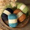 1 Roll Woolen Yarn 4ply Milk Cotton Knitting Wool Yarn Needlework Dyed Lanas Scarf Sweater Knitting Yarn Sweater Hat Dolls Yarn