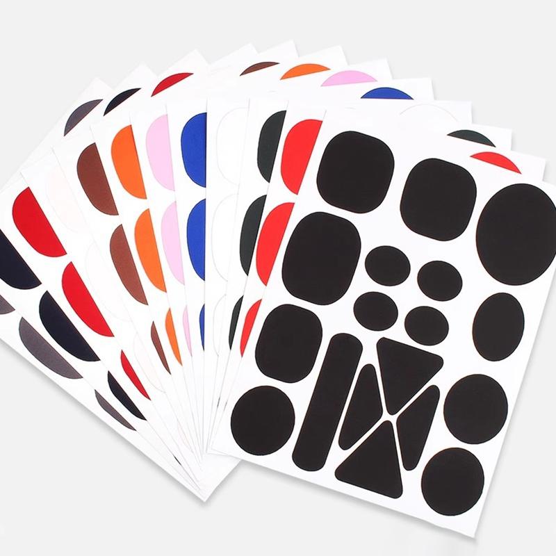 1Set Self-Adhesive Clothing Repair Patches Assorted Shapes Universal Durable Fabric Fixes For Down Jackets And Garments