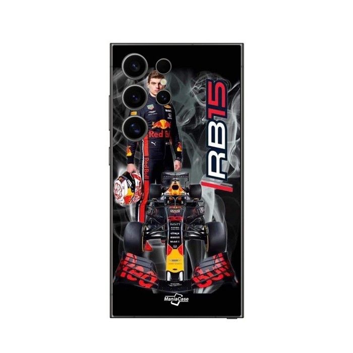 Custodia Samsung Galaxy S25 Ultra Max Verstappen Renault Sport Red Bull F1 Maniacase nero