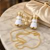 Folding Opera Glasses with Chain Strap Elegant Mini Field
