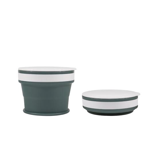 170ml/270ml/350ml Skládací odnímatelný silikonový kelímek na vodu pro potravinářský styk, hrnek na pití, domácí potřeby