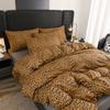 Leopard Reversible Comforter Cover Cheetah Print Bedding Set Luxury Duvet Cover for Women Men Boys Room Decor