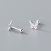 Small Butterfly Screw Studs Earrings for Women Girls Comfortable Wear Charm Earwear Stylish Accessories for Party