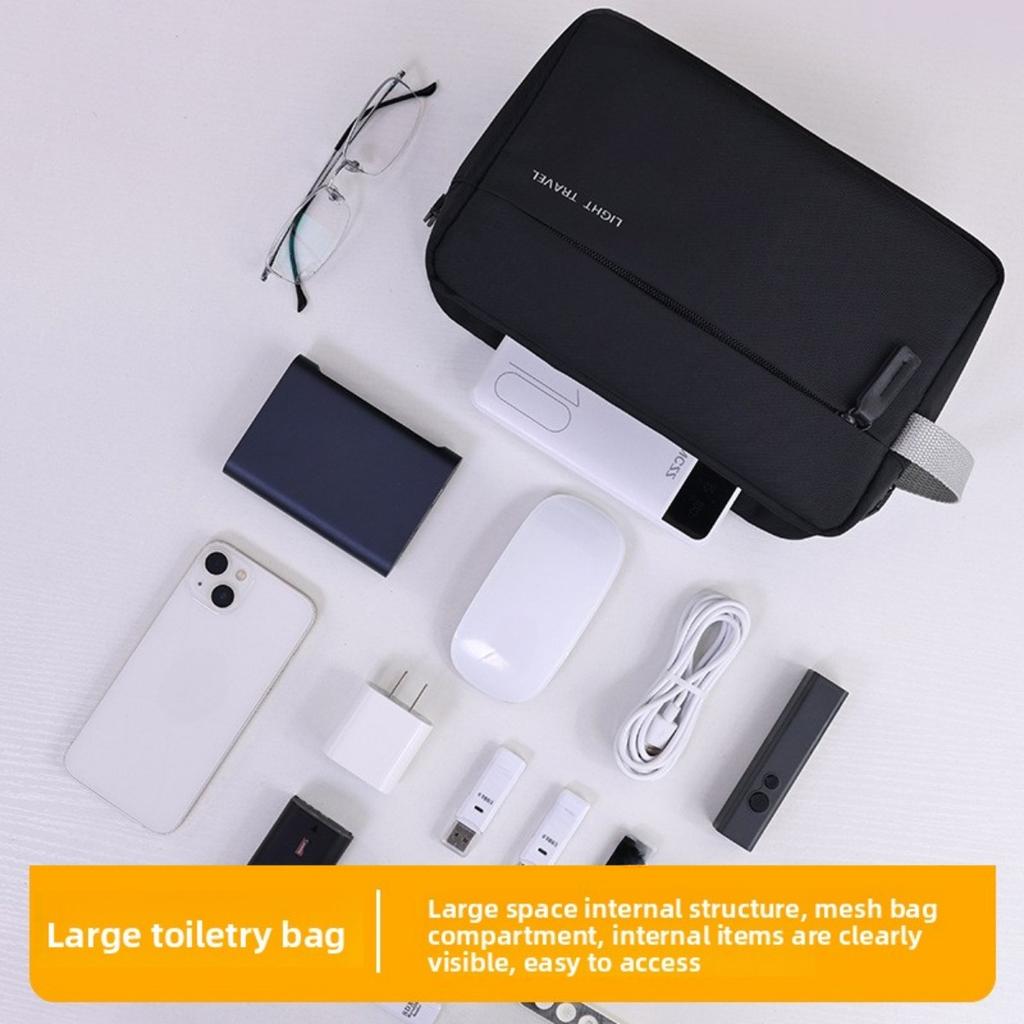 Špičkový dojem, Velkokapacitní cestovní, Pánská kosmetická taška, Tři v jednom, Rozdělené úložné prostory, Kosmetická taška, Taška na fitness a plavání