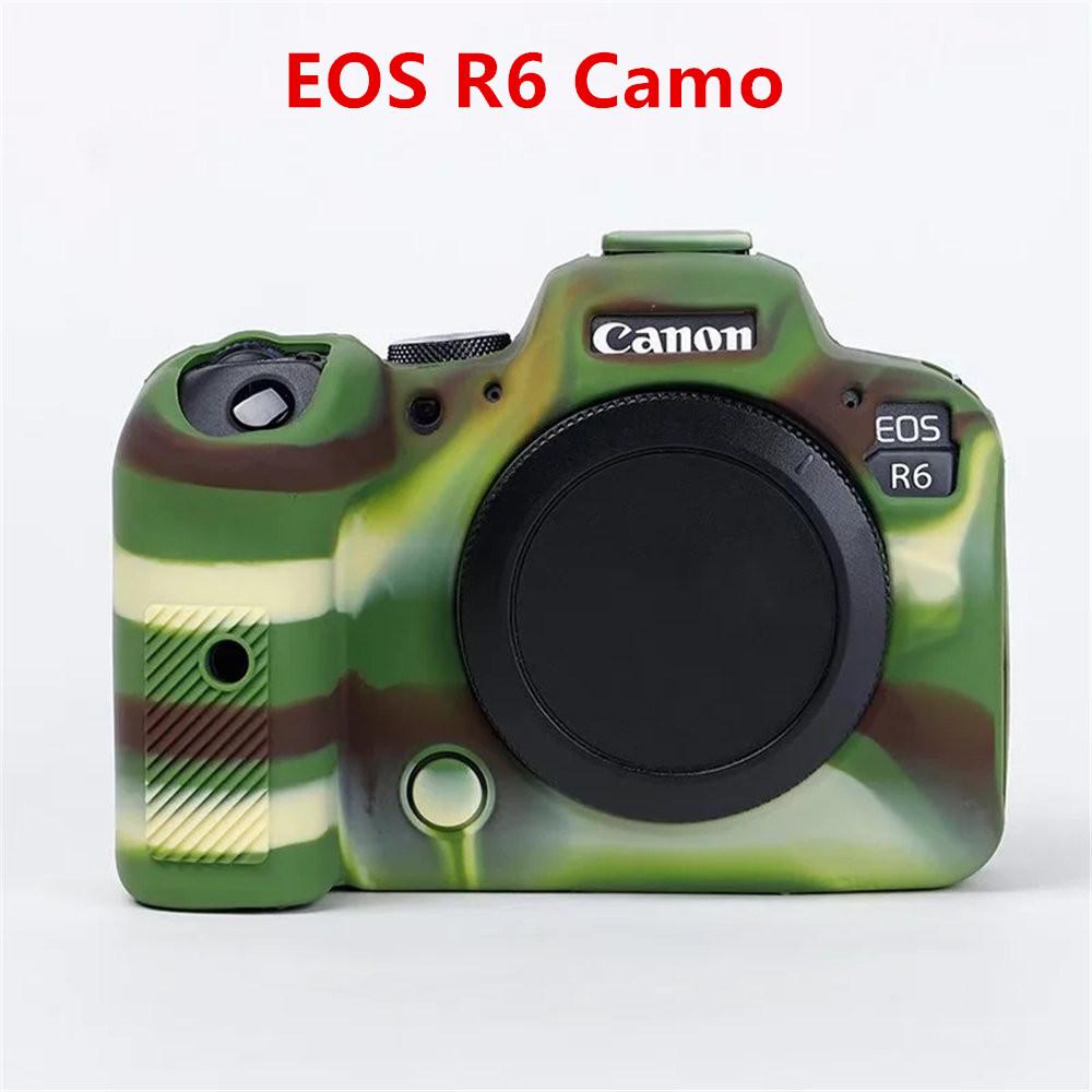 Soft Silicone Armor Camera Body Case For Canon EOS R10 R7 RP R6 R 7D 77D 600D 650D 700D Shockproof Cover