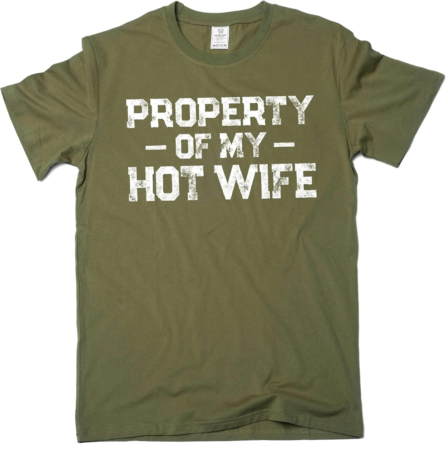 

Property of My hot Wife Men s T-Shirt Valentine s Day Husband Gift Fathers Day tee Shirt 5XL різнокольоровий