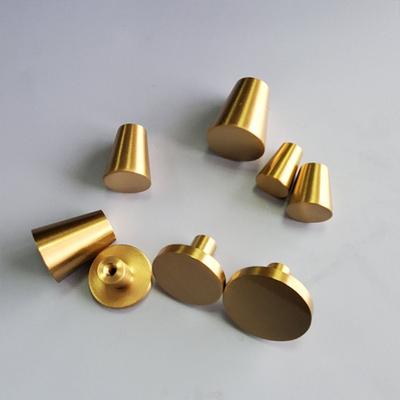 New Chinese-style Brass Handles Modern Retro Door Copper Handles Single Hole Furniture Hardware All-copper Handles Cupboard