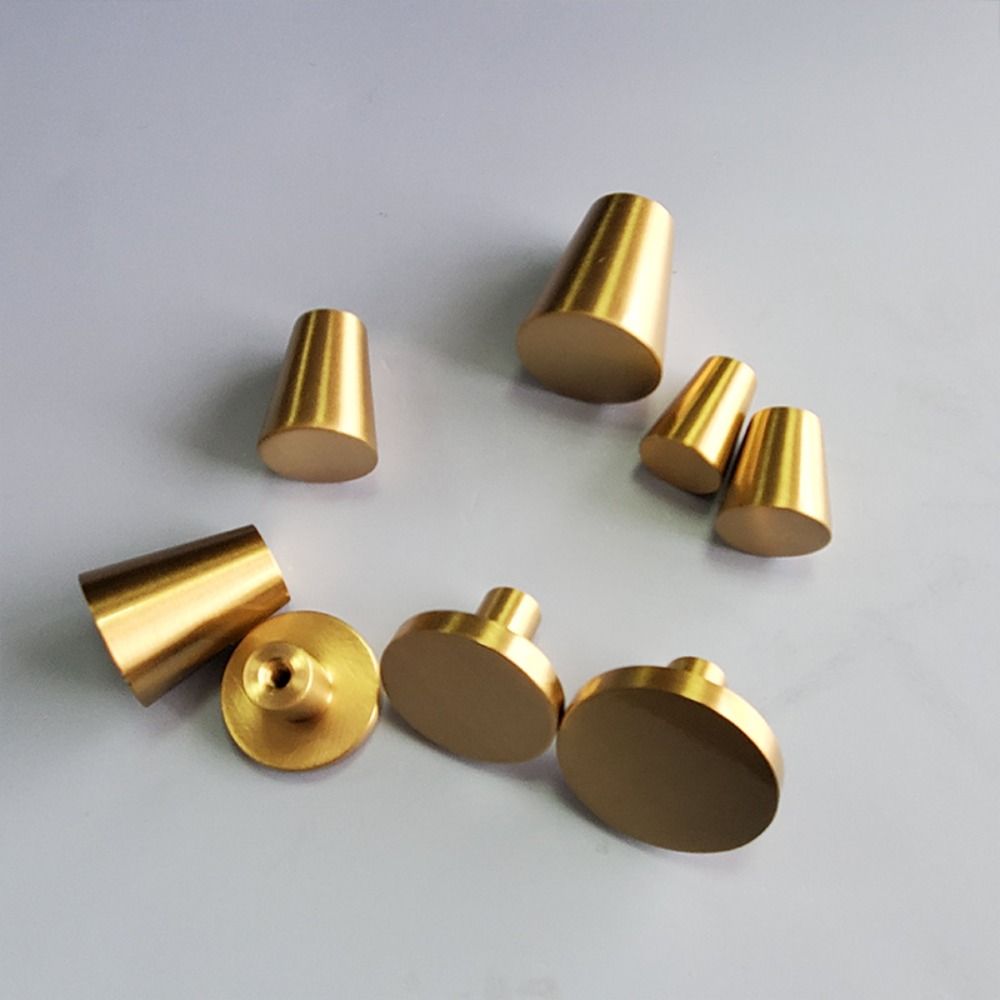 Simple Drawer and Cabinet Door Copper Handles Modern All-copper Handles Brass Handles  Kitchen