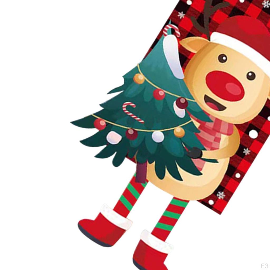 Merry Christmas Garden Flag Cartoon Ornament for Outdoor Indoor Store Santa Claus