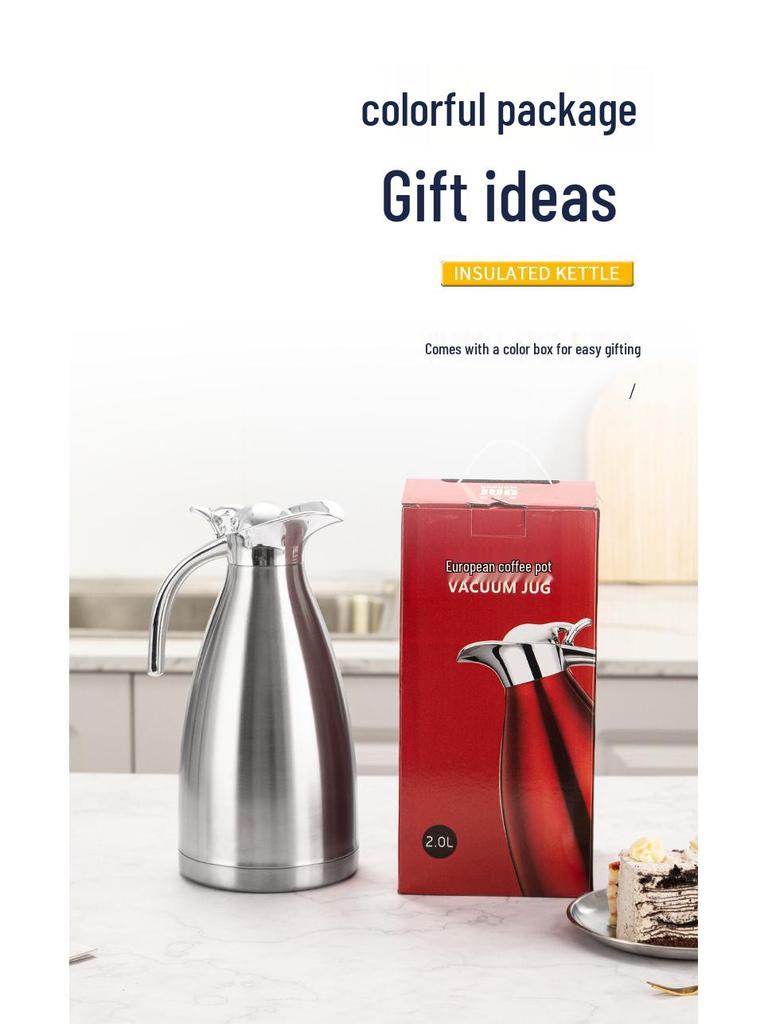 Stainless Steel Insulated Kettle & Thermos Water Bottle