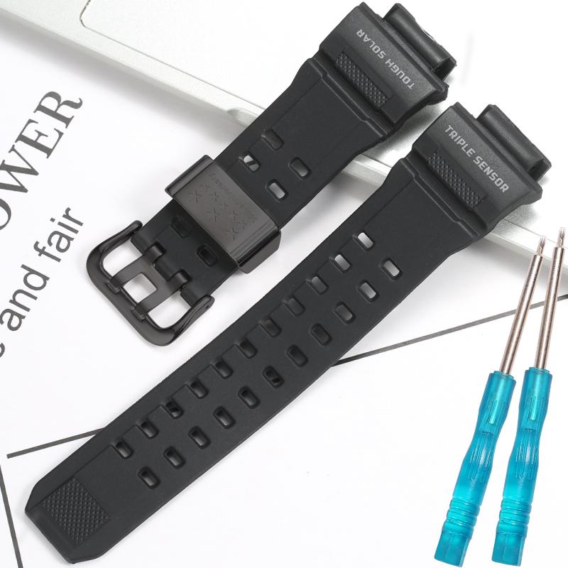 Für Casio 10455201 Ersatz-Harzarmband Passend für GW-9400-1 Uhrenarmband Rangeman GW-9400 Herrenarmband Sportuhr Zubehör