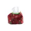 Decorative Christmas Tissue Paper Holder Red/Green Toilet Paper Storage Box Cover  New Year