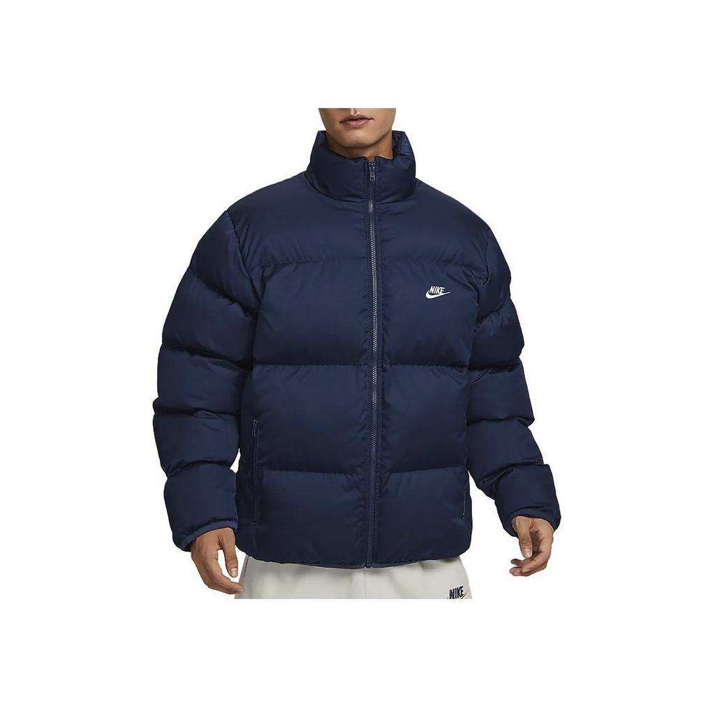 Nike Sportswear Club Primaloft Solid Stand Collar Zip-Up Padded Jacket Men Jackets Dark-Cyan FB7369-410