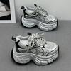 Dad Shoes Women's 2026 New Casual Sports Shoes Spring and Autumn Edition Thick soled Women's Shoes