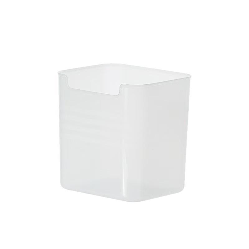 4Pcs Clear Fridge Storage Containers Stackable Reusable Food Sorting Boxes BPA Free for Kitchen Organization