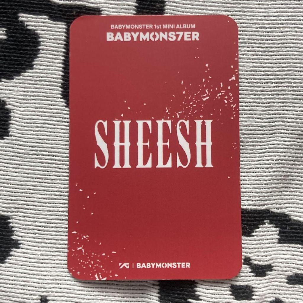 [USED] Rami SHEESH BABYMONSTER Pre-recorded Sanok Trading Card