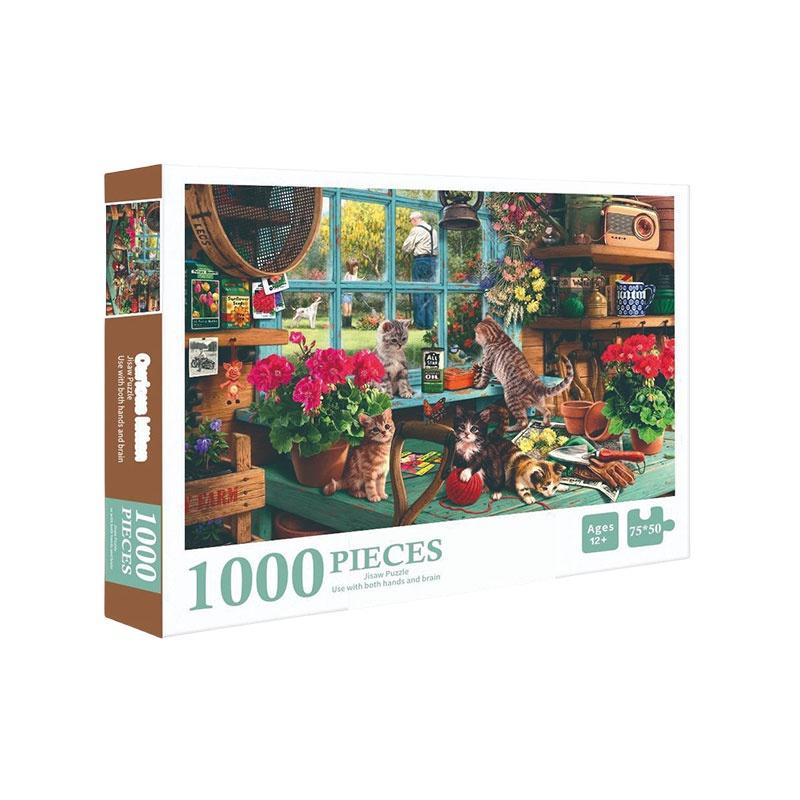 1000 Piece Jigsaw Puzzle Mind-boggling Landscape Puzzle Toy