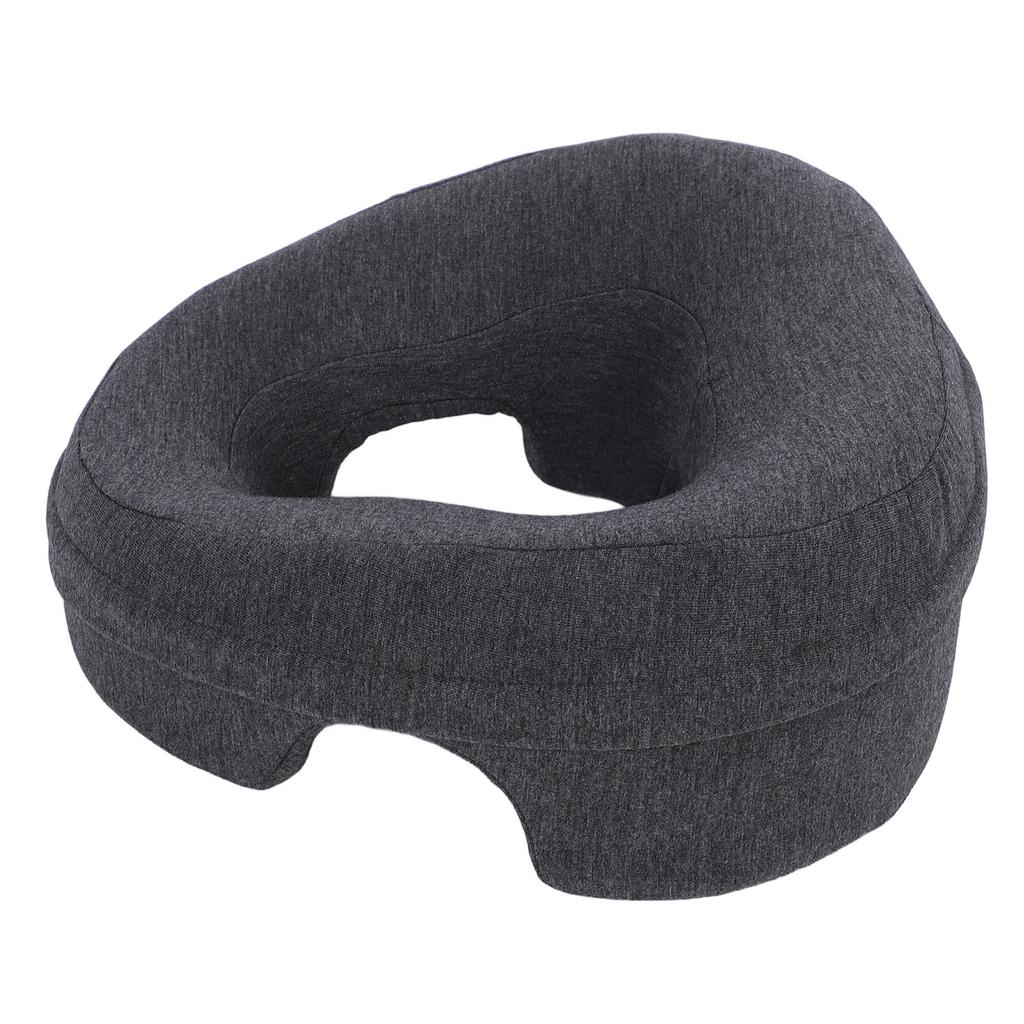 Face Down Pillow Memory Foam Soft Ergonomic Comfortable Sleeping Face Pillow for Home Spa Use Dark