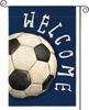 AVOIN Colorlife Soccer Garden Ag 12x18 Inch Double Sided Outside, Welcome Sports Season Game Day Yard Outdoor Ag AAS