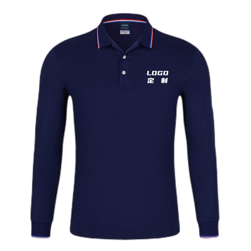 Qianlang Customizable Long-Sleeve Polo T-Shirt