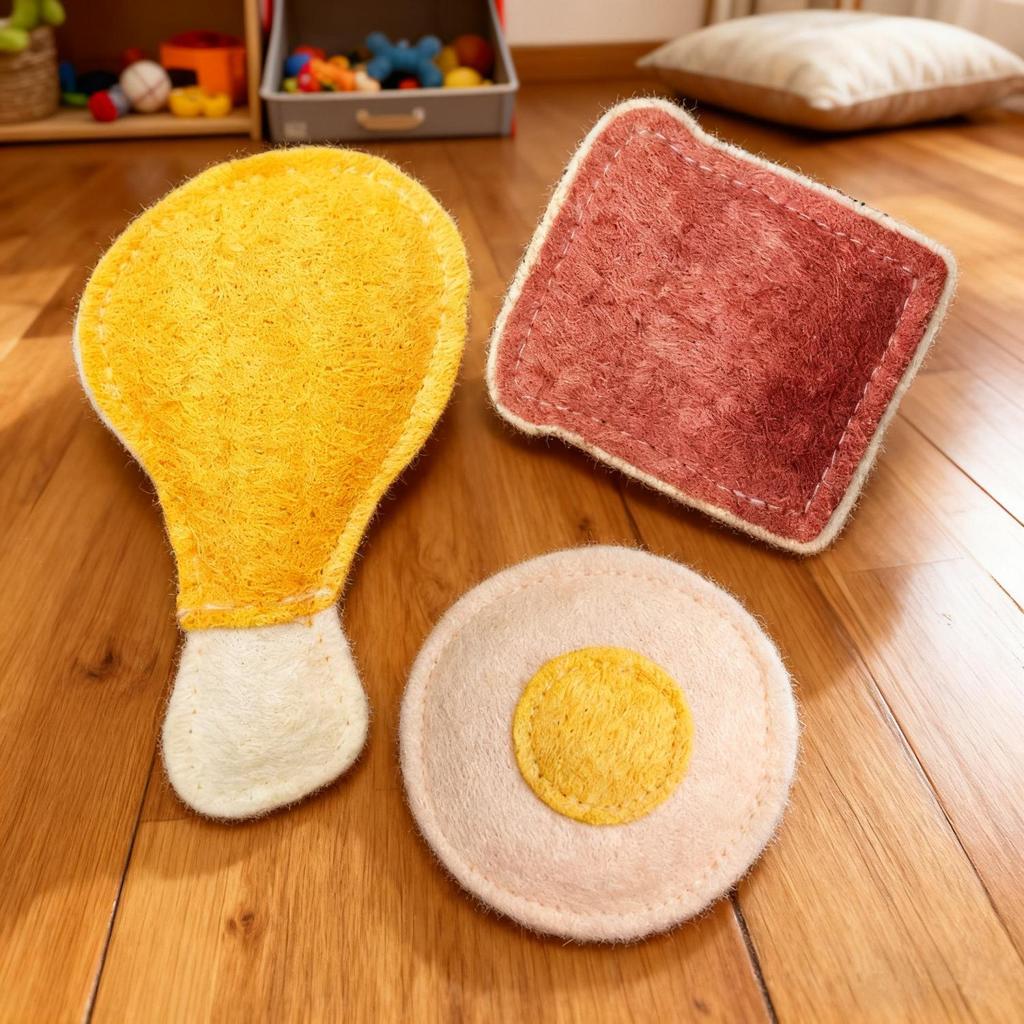 Loofah Catnip Teething Toy for Cats and Dogs - Durable, Odorless Chewing and Teasing Stick