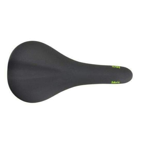 Fabric Scoop Elite Shallow Rails Road MTB Black and VL1791 Cro-Mo Saddle, Green,