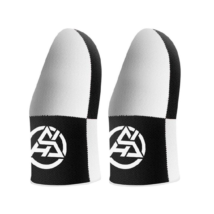 

Ventilated Ergonomic Conductive Gaming Finger Protectors Sweat Resistant Surfaces Enhances Mobile Esports Responsiveness білий/чорний