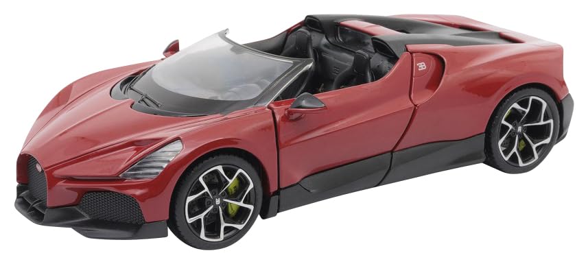 

Kyosho WELLY Bugatti W16 Mistral Красный Готовая модель WE24127R 1/24