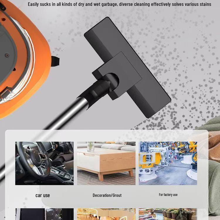 GUTSEN Dual-Use High Suction Wet/Dry Industrial Vacuum Cleaner for Heavy-Duty and Car Cleaning