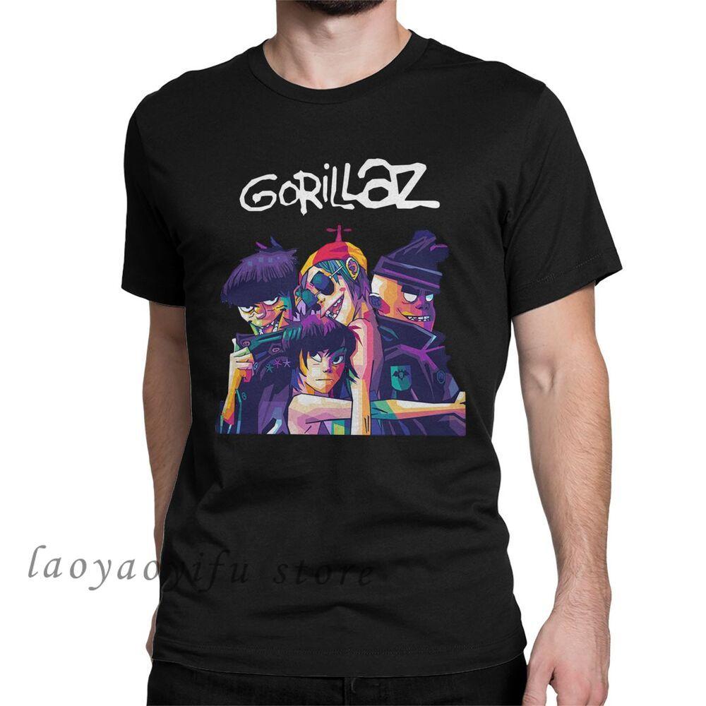 

Men Fashion TShirt Funny Timothee Chalamet Graphic Tshirts Gorillaz Male TShirt 90s Vintage Short Sleeve Tee Men Clothing Shi... 5XL різнокольоровий