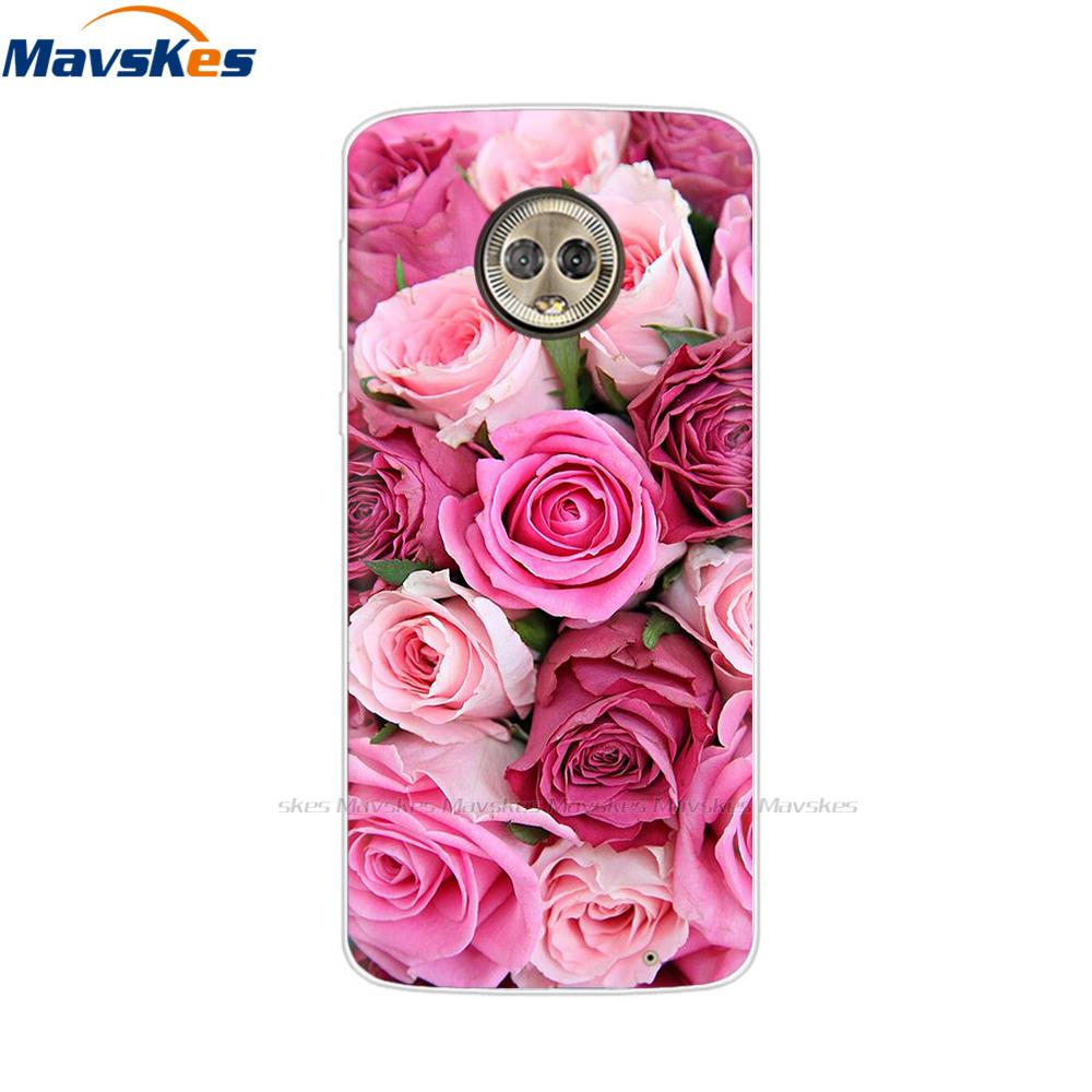 Silicon Case For Moto G6 Plus Case Full Protection Soft Tpu Back Cover On For Motorola MotoG6 G6 Play Bumper Phone Shell Coque