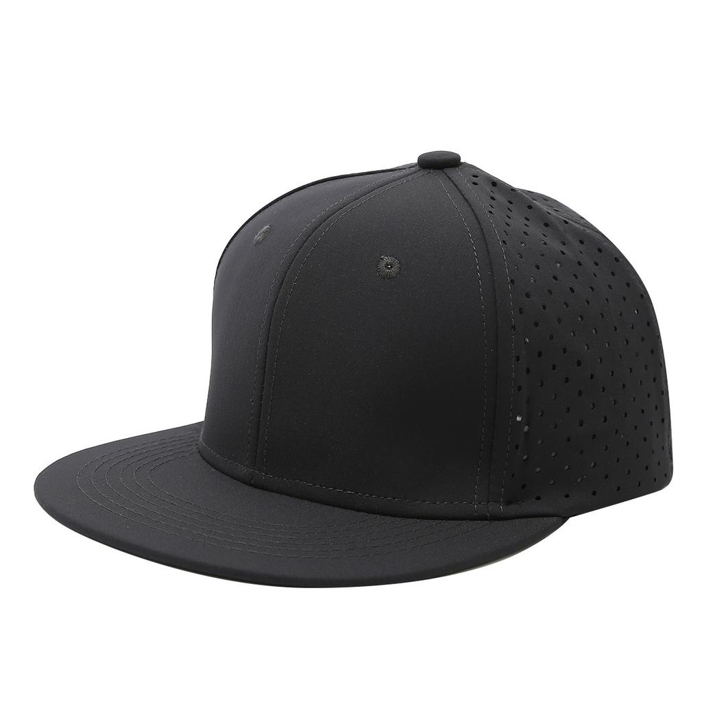 Quick-drying Baseball Cap Fashion Solid Color Hip-hop Hat Teen Hat Flat Brim Hole Eye Breathable Hip-hop Hat Hot Sale