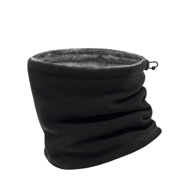 Winter Warm Neck Warmer Men Women Cycling Double Layer Outdoor Hiking Skiing Fleece Mask Adjustable Drawstring Unisex Neck Tube