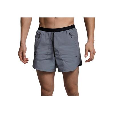 Pantalones Cortos de Running Dri-FIT ADV División Cómodos Suaves Versátiles para Hombre Plateado Reflectante Negro FZ1124-035