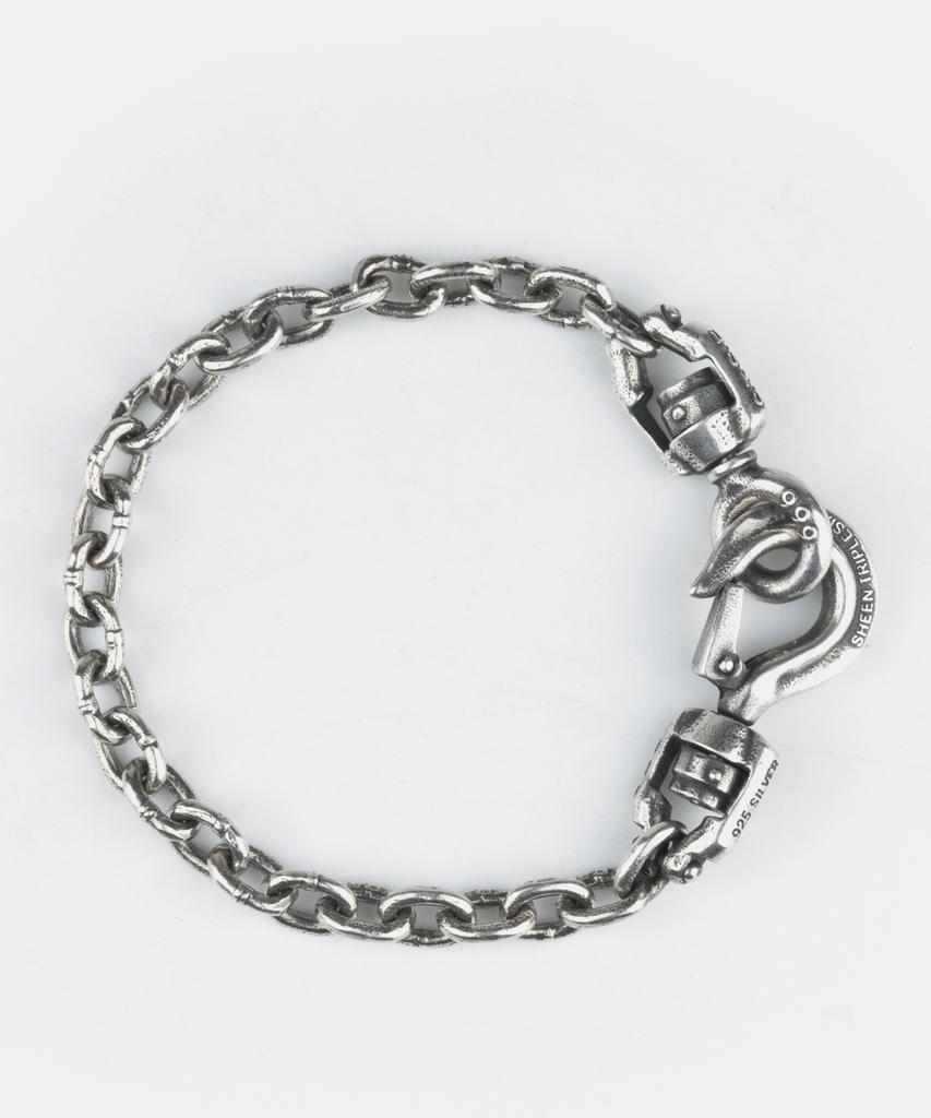 Sheen666 Industrial Series Sts002 561 Chain Silver Bracelet