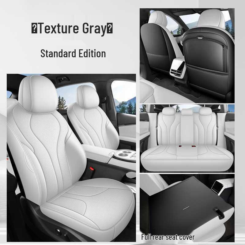 Xiaopeng G7 Four Seasons Leather Seat Cushion | Full Coverage, Universal Fit for Five-Seater.