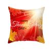 Thanksgiving Day Yellow Pumpkin Sunflower Digital printing short plush pillow covers for sofa office cushion cover home goods
