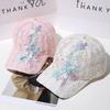 Lace Baseball Cap Mesh Sunscreen Hat Fashion Duck Tongue Hat  Spring and Summer
