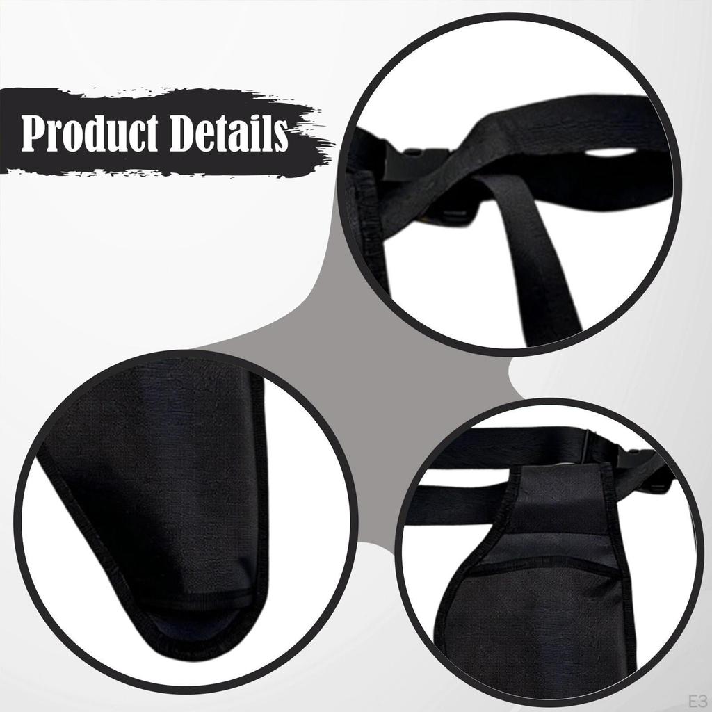 Scissors Garden Tool Bag Pocket Cover Belt Pouch Storage Holder for Farm Men Garage Husband