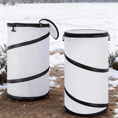 Protecteur d'hiver pop-up pour plantes Tente pliable de protection contre le gel pour plantes Enceinte chaude de protection pour plantes pour protection contre la neige et le gel Intérieur Extérieur