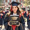 DIY Graduation Game Gift Box Black Golden Money Box Cash Gift Box  Graduation Party Decoration