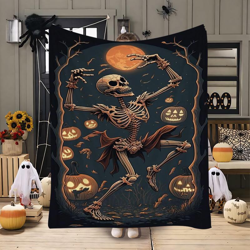 Vintage Blanket - Anime Sister Rabbit Print Flannel Throw 70x100cm