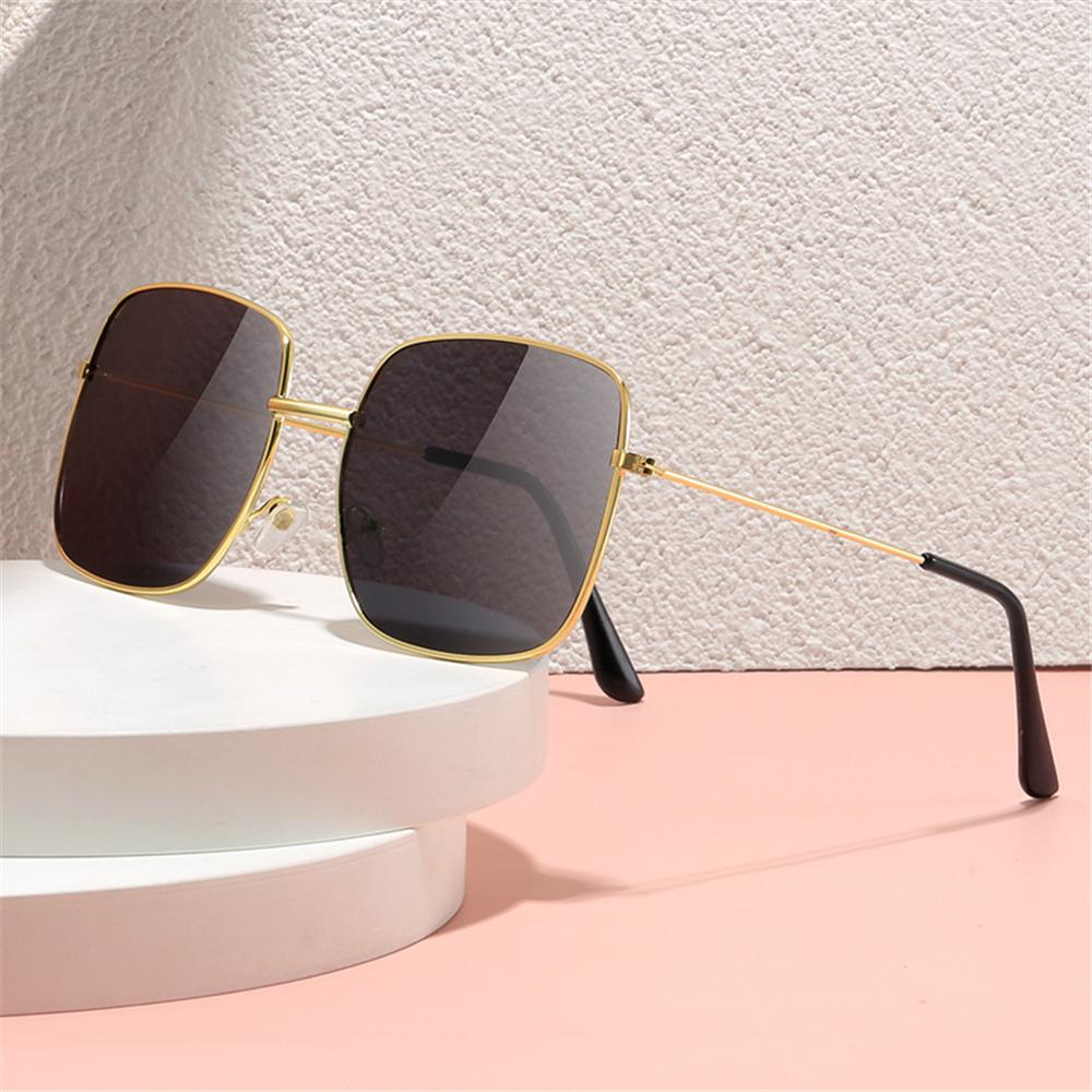 Versatile UV Protection Sun Glasses Large Frame Pink Hippie Glasses  for Women & Men
