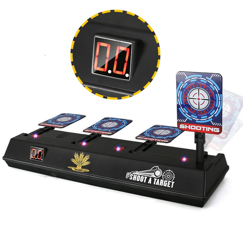 360° Dönen Hareketli Elektronik Puanlama Hedefi Otomatik Geri Dönen Dmart Oyuncak Tabanca Hedef Atış Aksesuarları