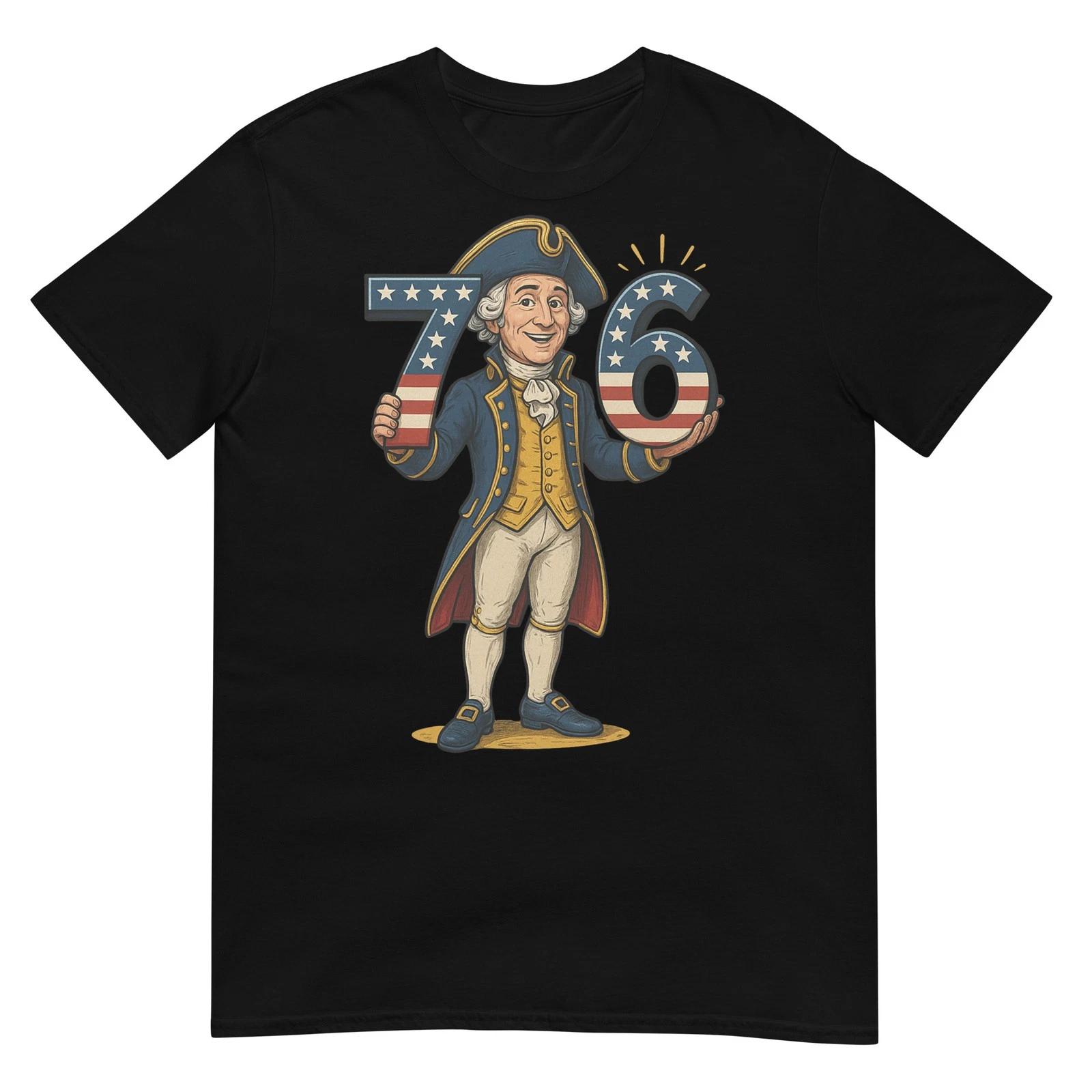 HUGvyn Six Seven 6 7 7 6 George Washington Teacher American T-Shirt 3XL