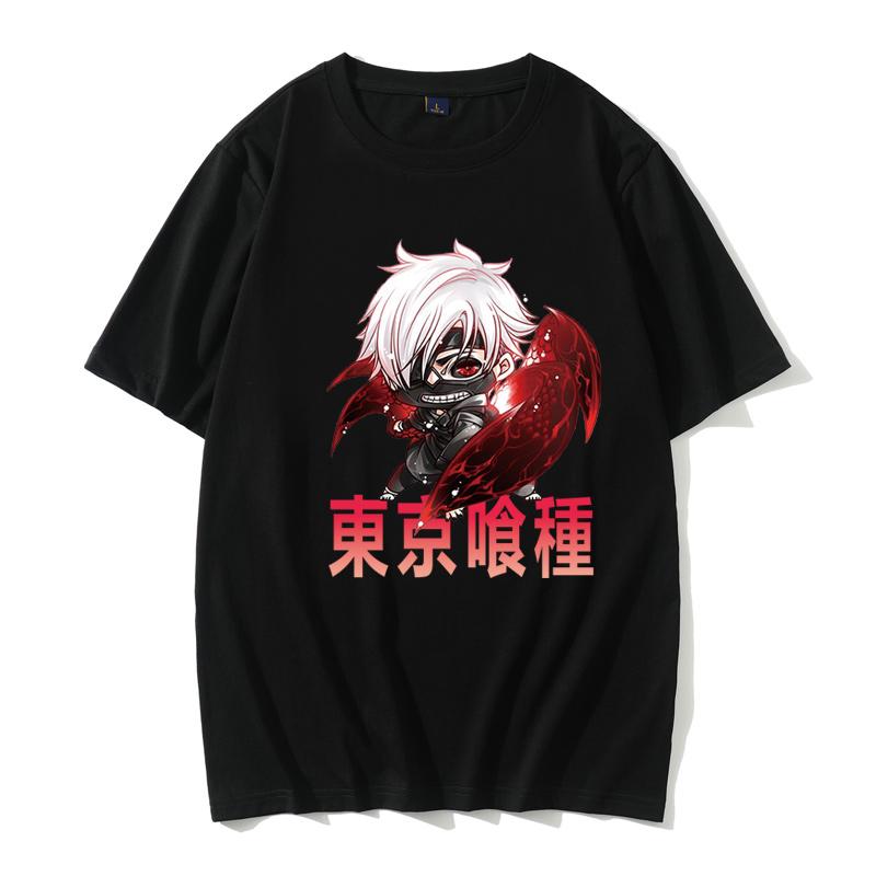 Tokyo Ghoul Printed Men T-shirt Summer Women Casual Short Sleeve Streetwear Tees Clothes Anime Graphic T Shirt Tops