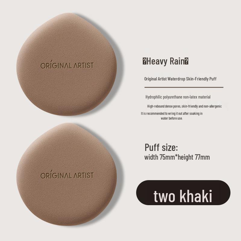 Original Artist Dual-Use Powder Puff - Expands When Wet for Even Concealer Application