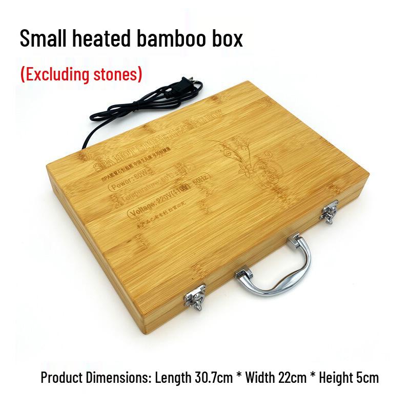 20-Piece Set: Heated Volcanic Stones & Essential Oils for Spa Massage Therapy